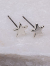 Load image into Gallery viewer, Louisiana Star Earrings - Silver Plated
