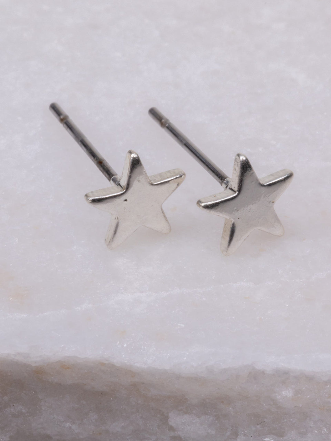 Louisiana Star Earrings - Silver Plated