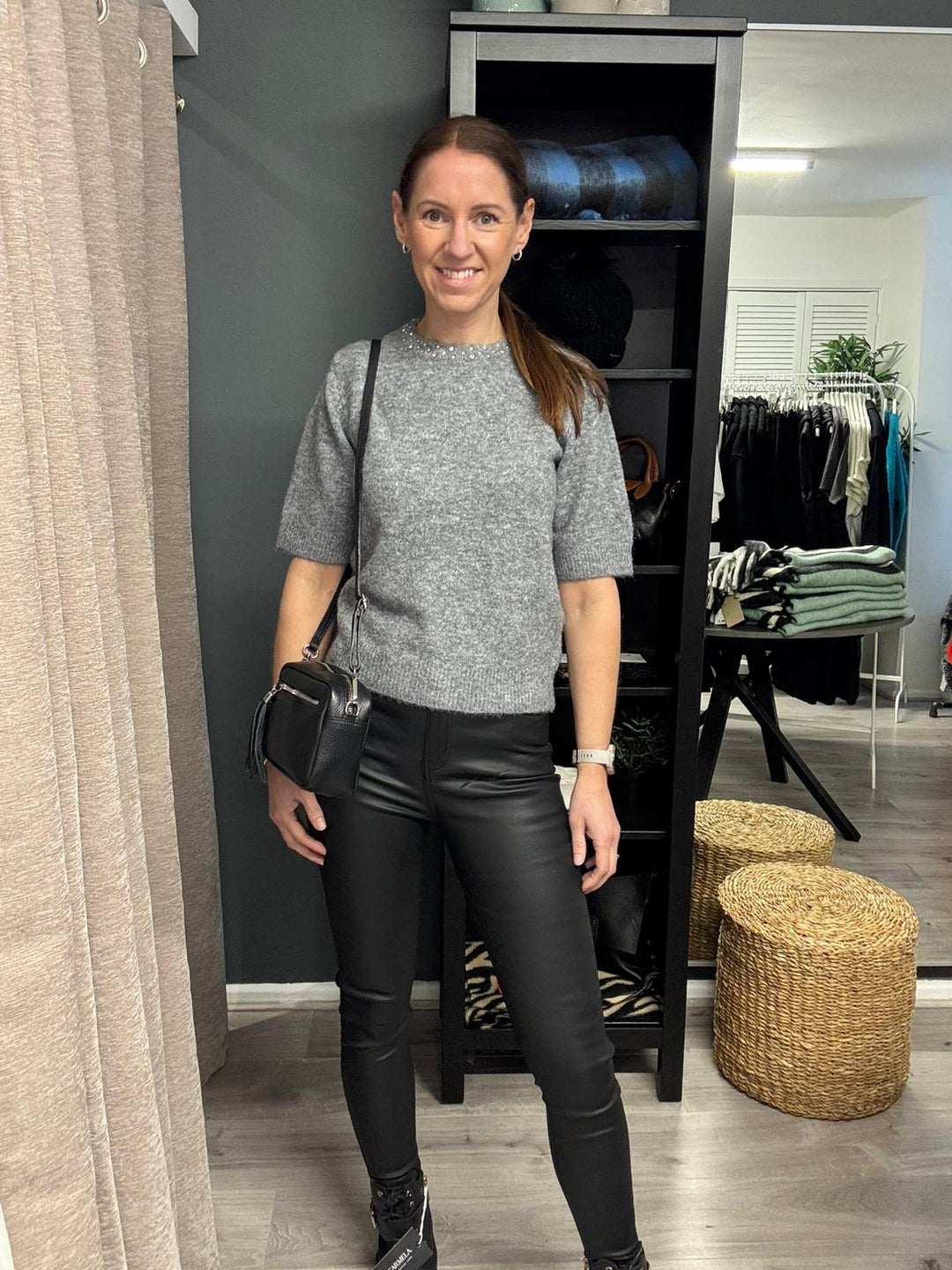 Omea Rhinestone Jumper