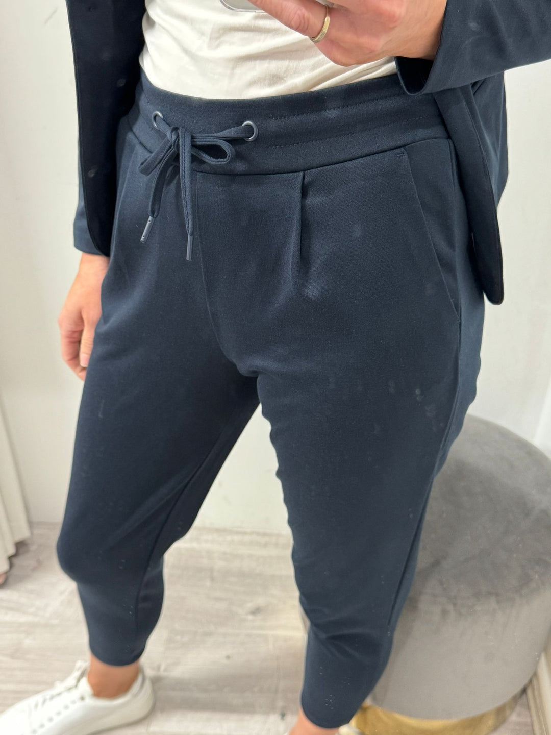 Kate Cropped Pants - Total Eclipse