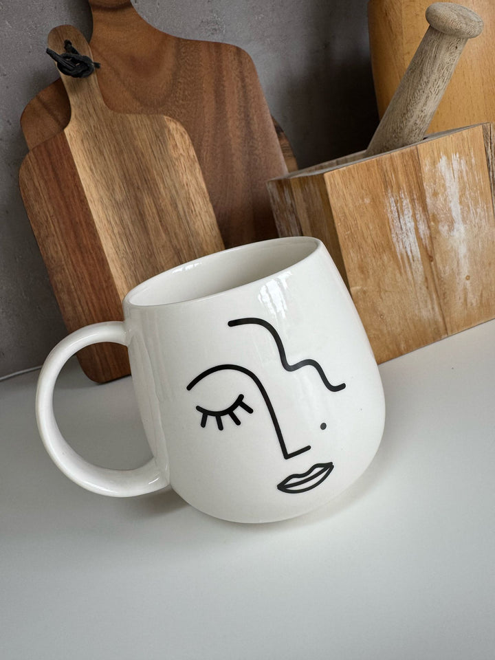 Abstract Face Mug