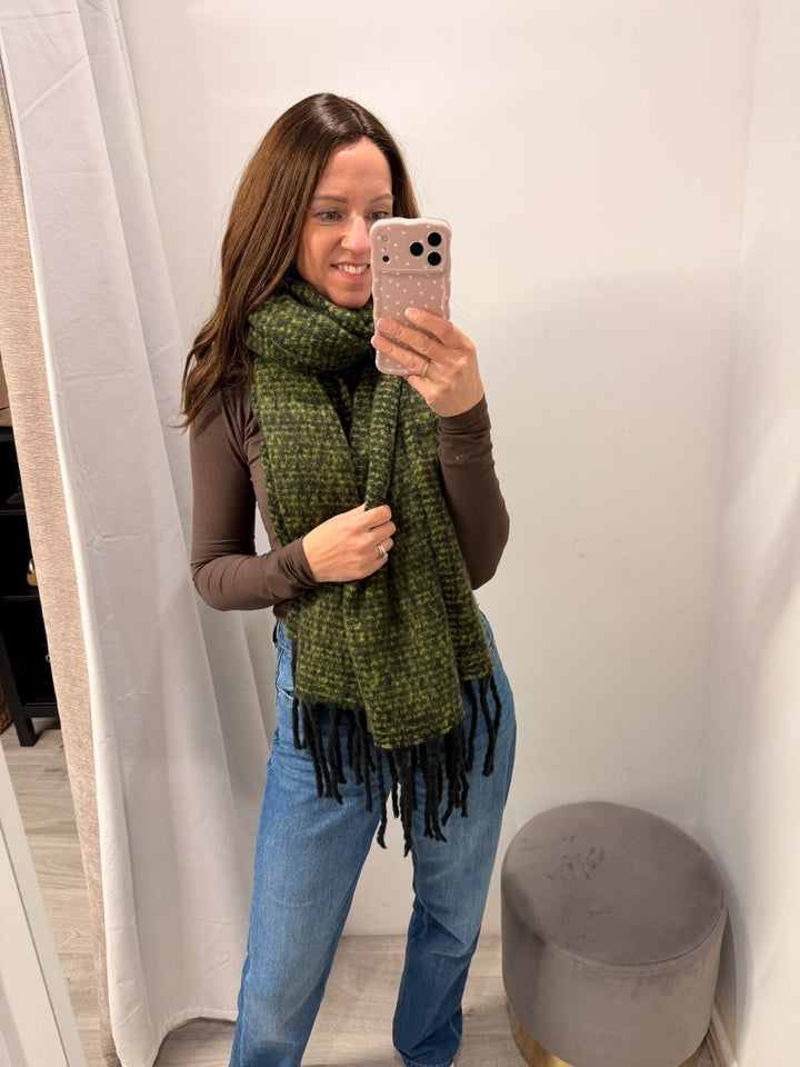 Thora Scarf - Calla Green