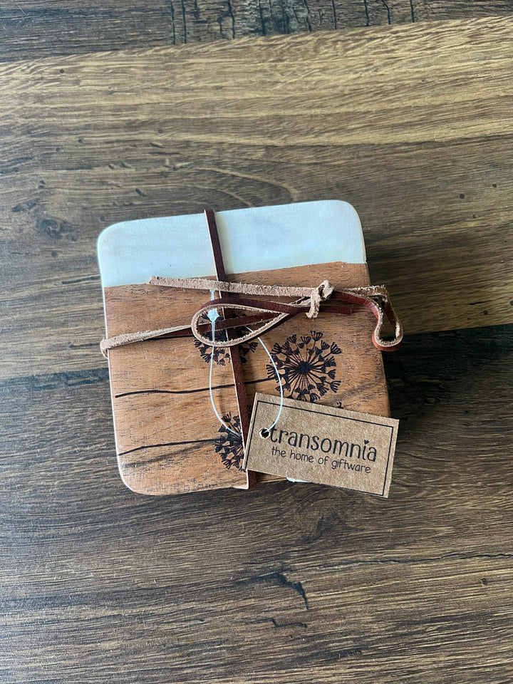 Marble & Wood Coasters