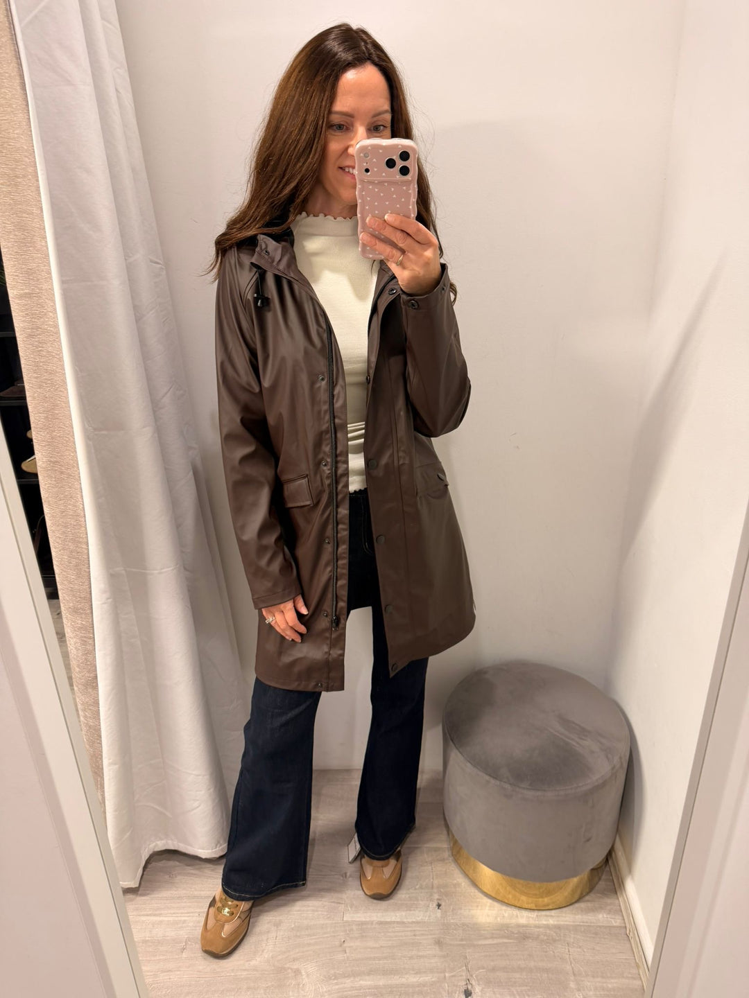 Tazi Rain Jacket - Mole Brown