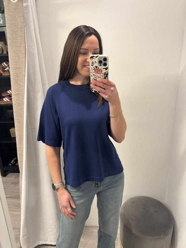 Morla T-shirt - Medieval Blue