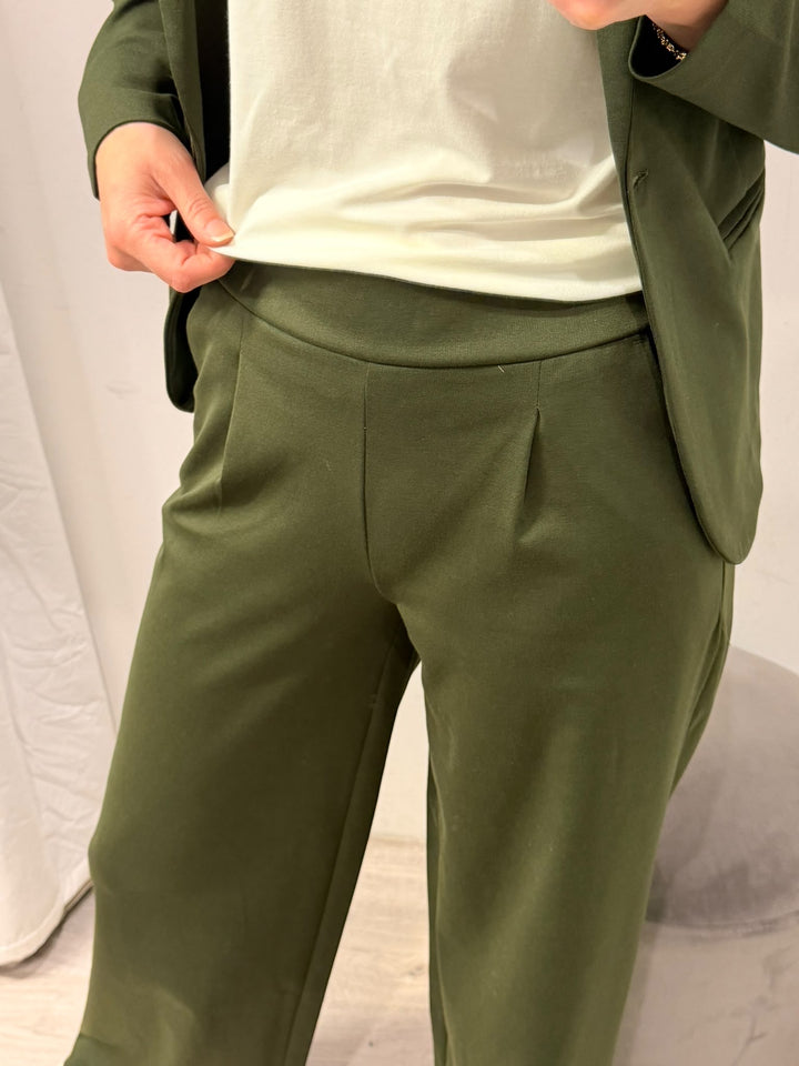 Kate Wide Leg Pants - Rosin