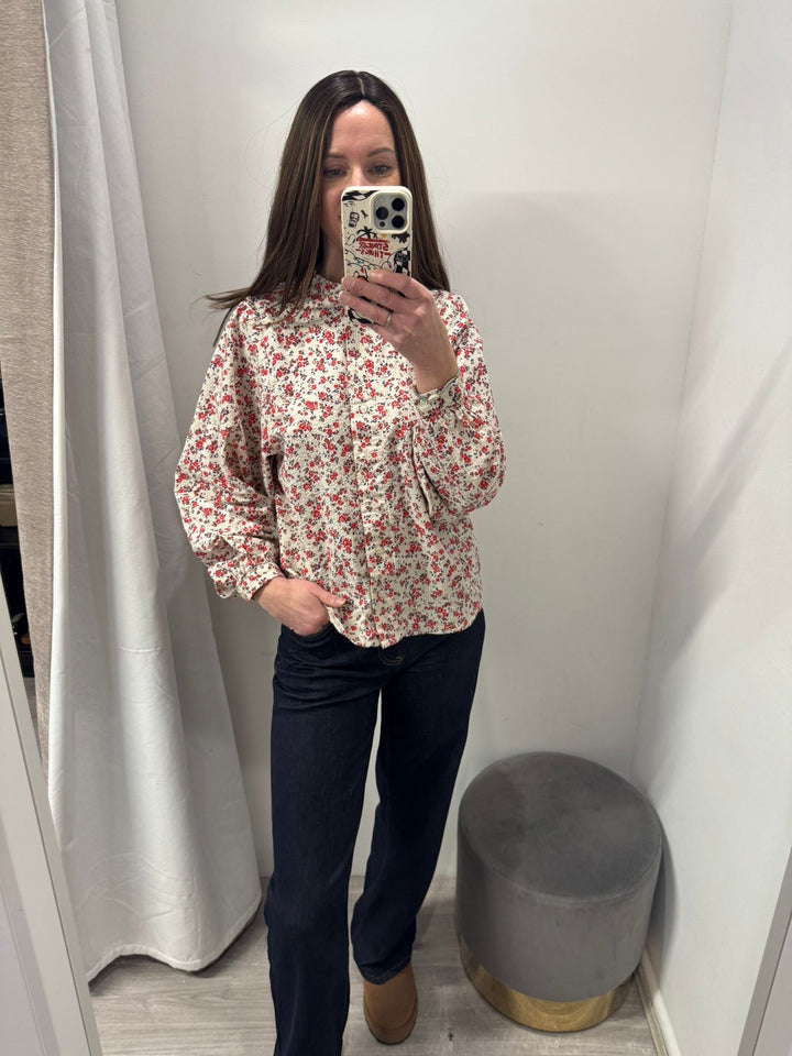 Qwina Shirt - Teaberry