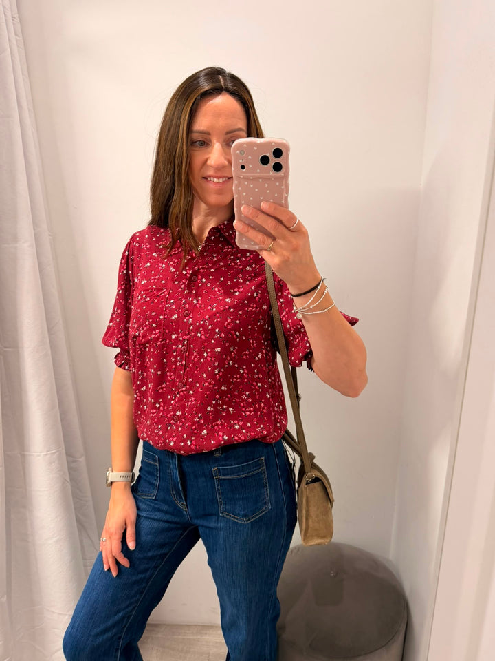 Vera Blouse - Rhododendron