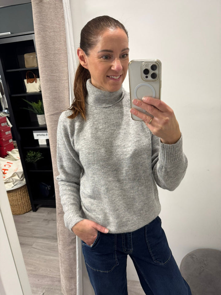 Monna Rollneck - Grey Melange