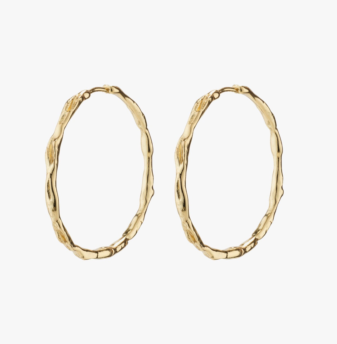 Eddy Hoop Earrings - Gold Plated