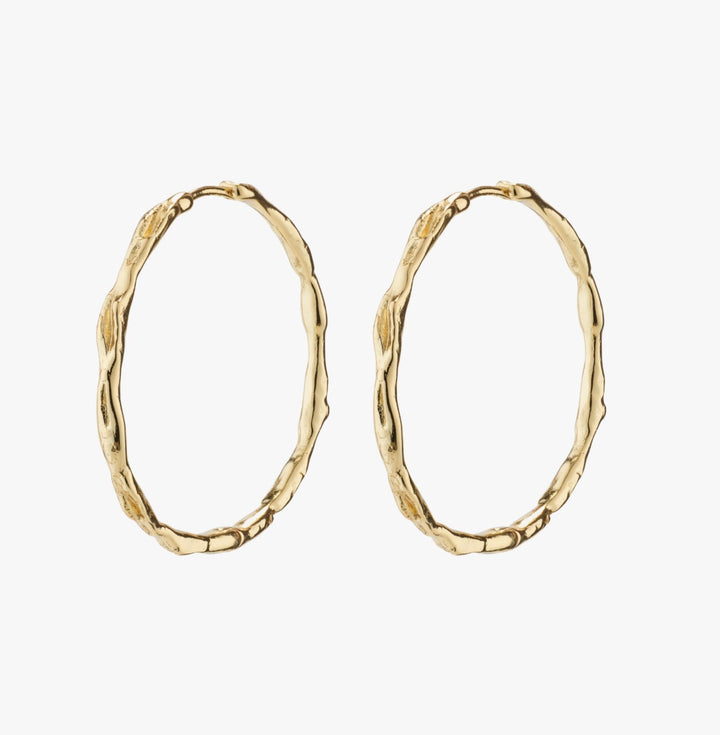Eddy Hoop Earrings - Gold Plated