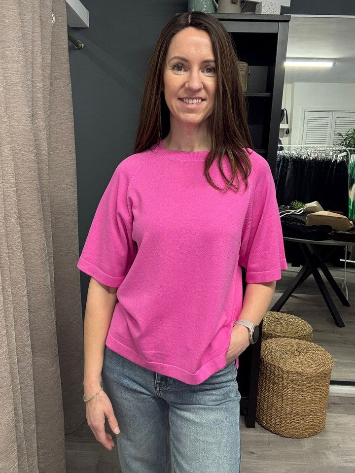 Morla T-shirt - Phlox Pink