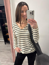 Load image into Gallery viewer, Sif Stripe Pullover - Birch mix
