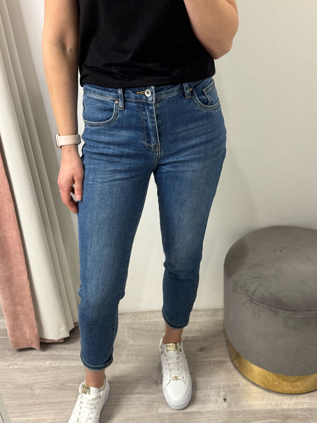 Toxik Boyfriend Jeans - Mid Wash