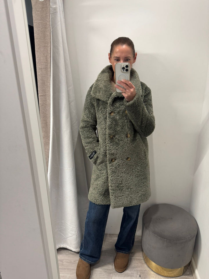 Ena Coat - Green Ash