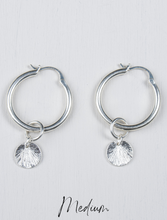 Load image into Gallery viewer, Ellie Coin Silver Earrings - Medium
