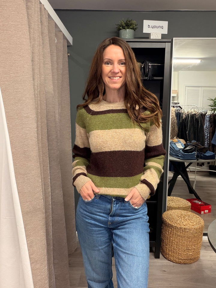 Otaja Jumper - Avocado Stripe
