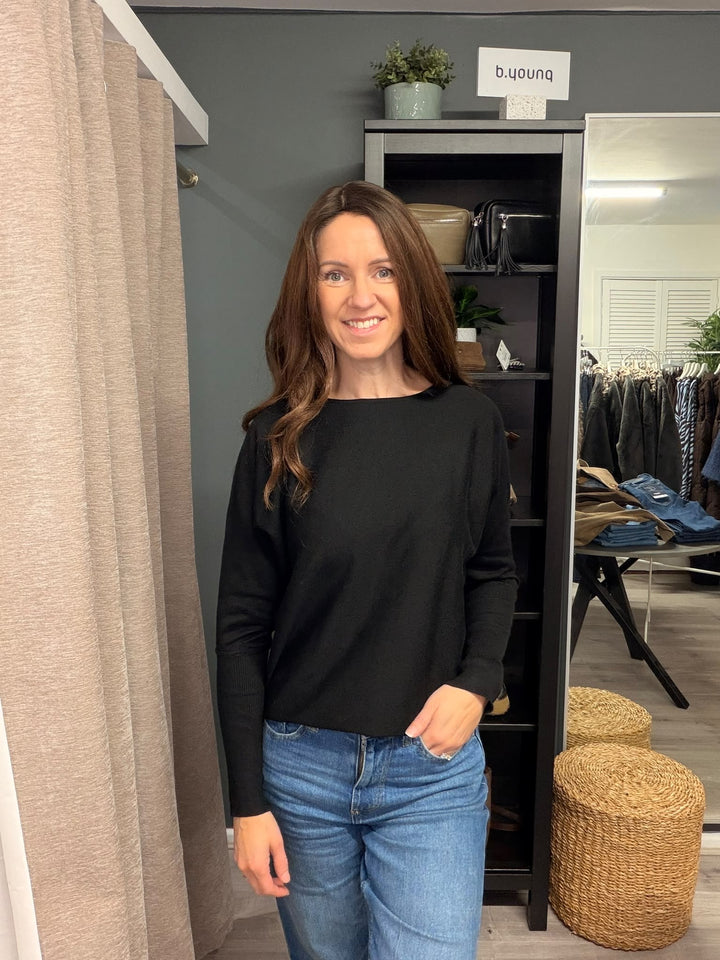 Morla Batwing Jumper - Black