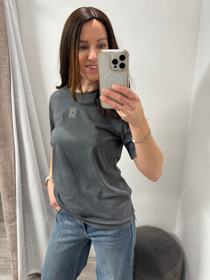 Nica T-shirt - Washed Black