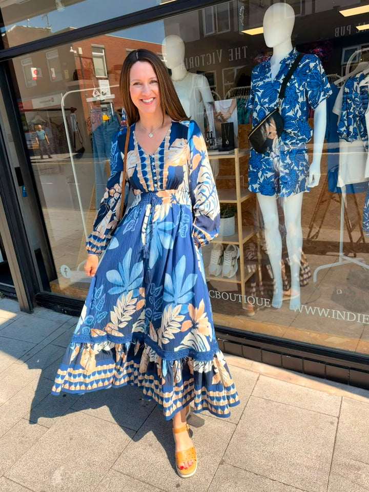 Luna Dress - Blue