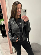 Load image into Gallery viewer, Mia Fringed Biker Jacket
