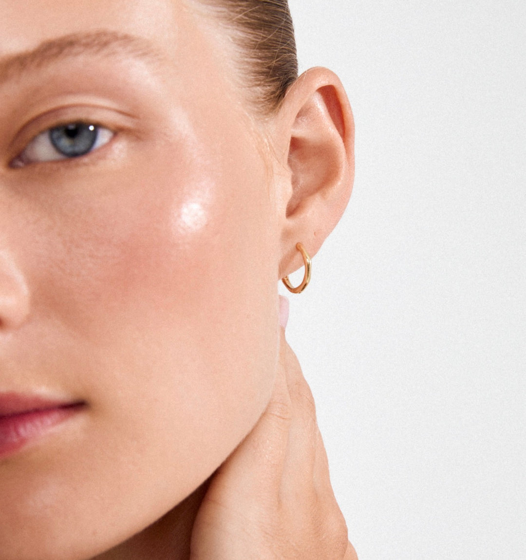 Nova Small Hoops - Gold Plated
