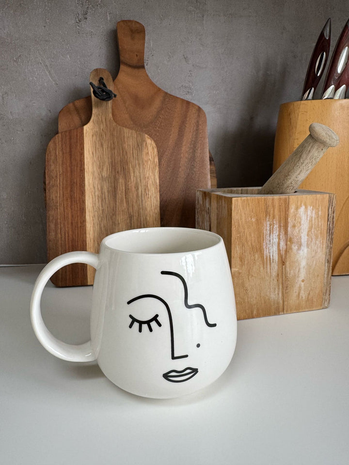 Abstract Face Mug