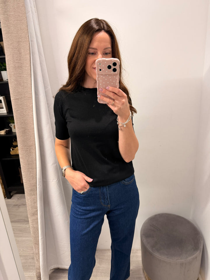 Luls O-Neck Top - Black