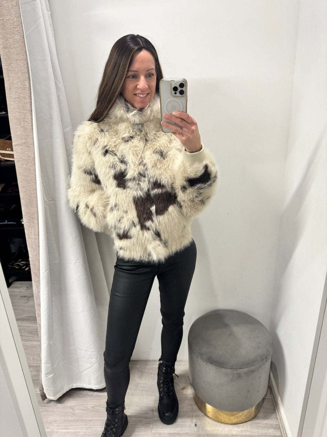 Ambra Jacket - Cow Print