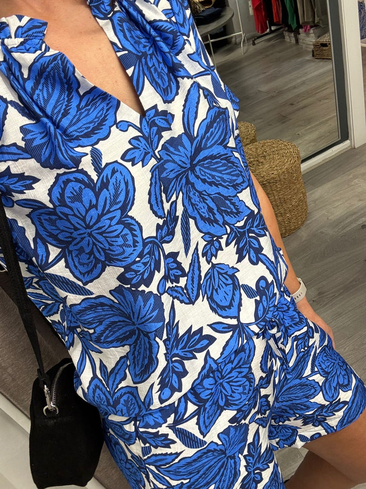 Ikaia Blouse - Nebulas Blue