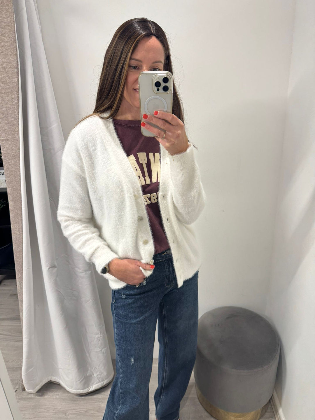Brula Cardigan - Cloud Dancer