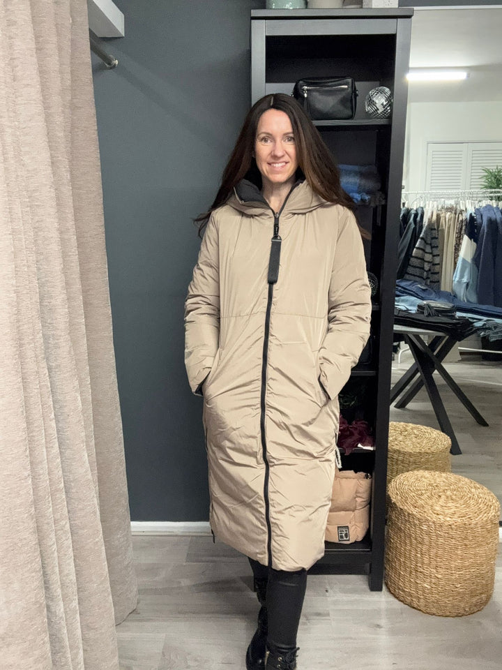 Keila Reversible Coat - Black