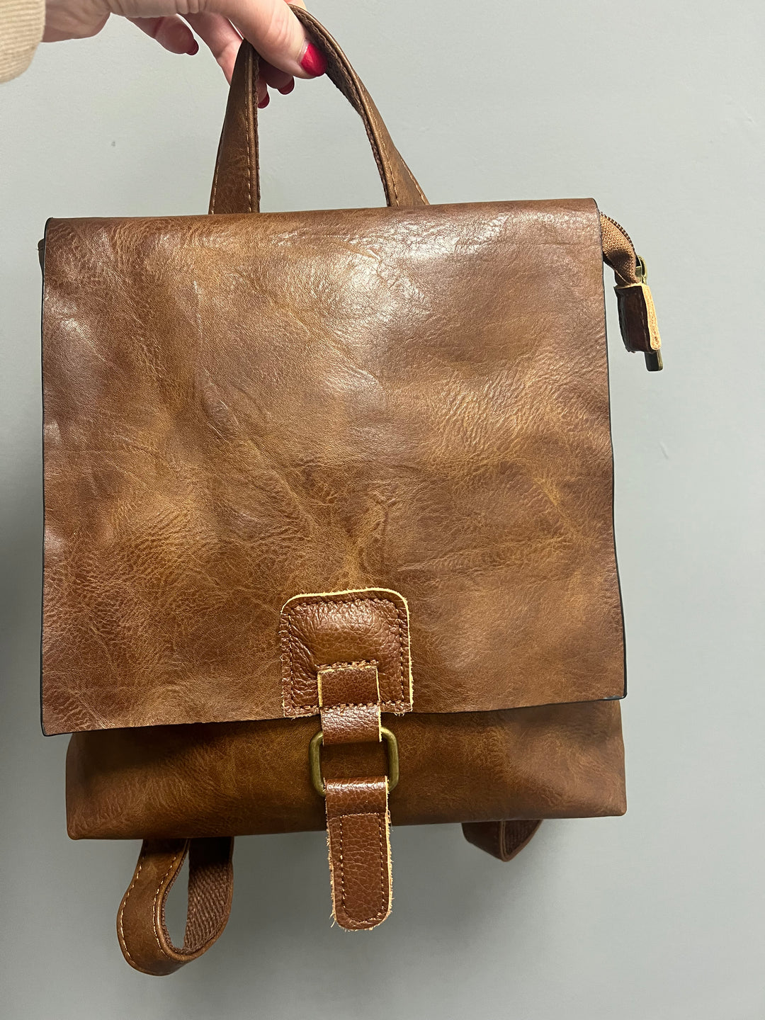 Laurie Mini Rucksack - Tan