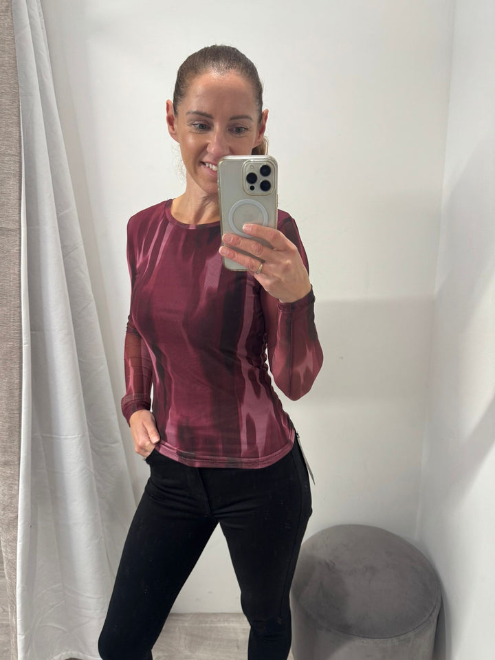 Paloma Mesh Top - Port Royale
