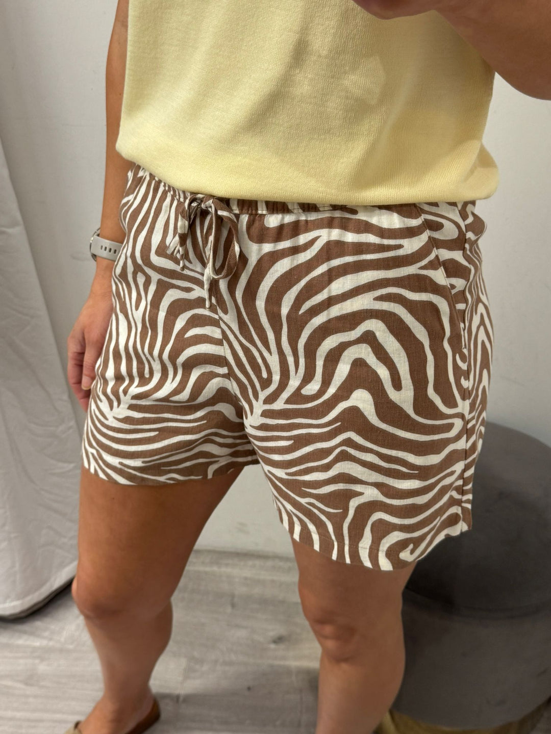 Falakka Shorts - Animal Brown
