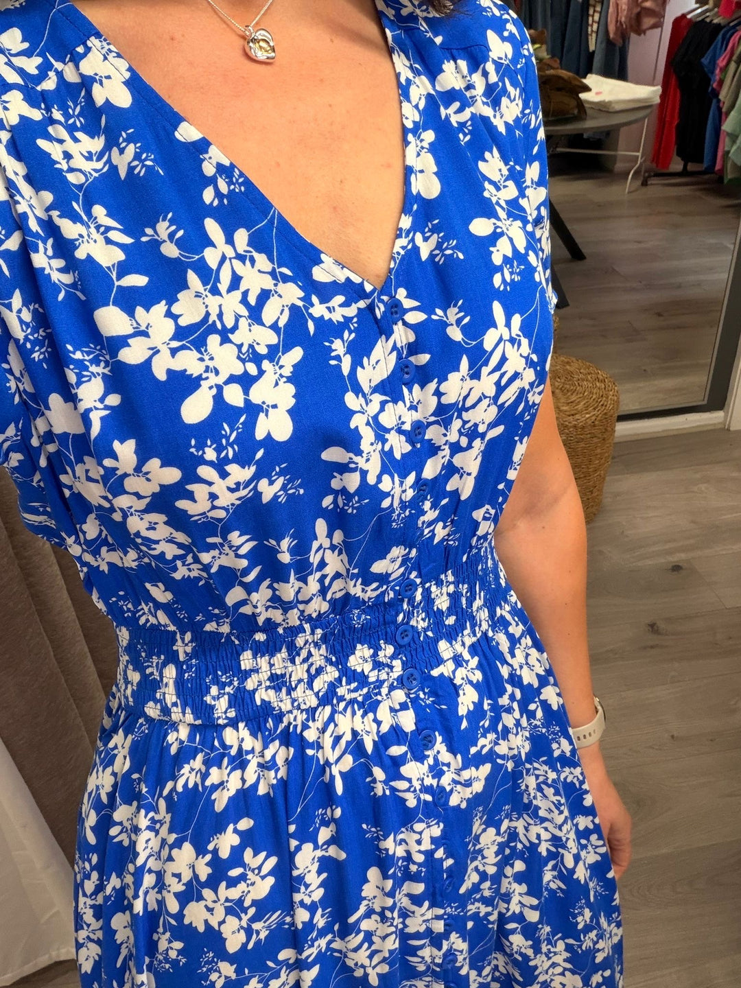 Ciara Maxi Dress - Blue Blossom