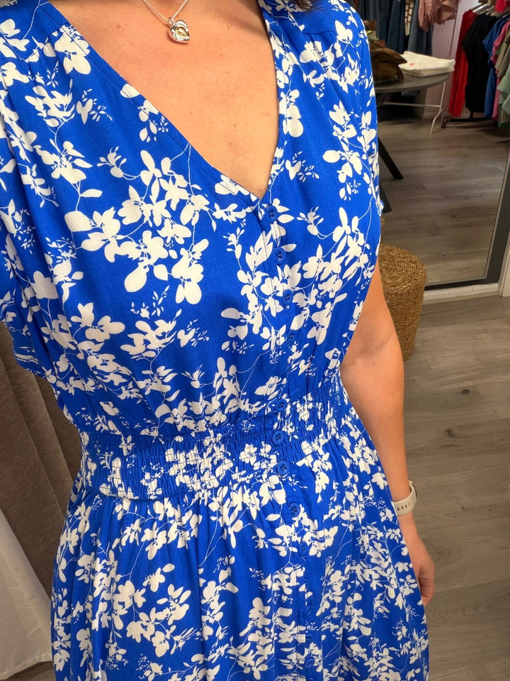 Ciara Maxi Dress - Blue Blossom