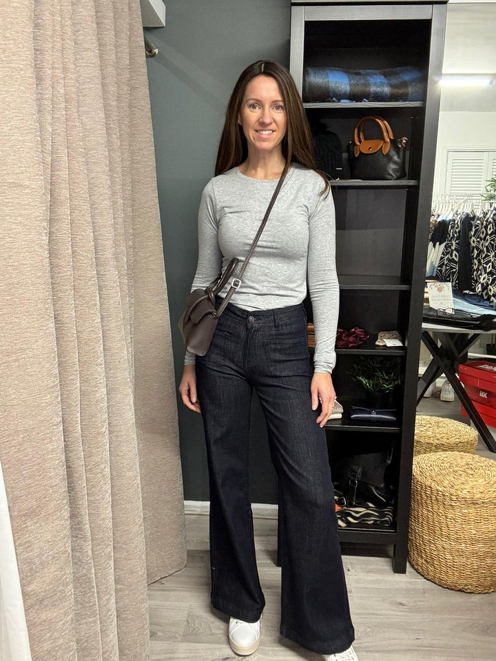 Toxik Penny Wide Leg Jeans - Indigo