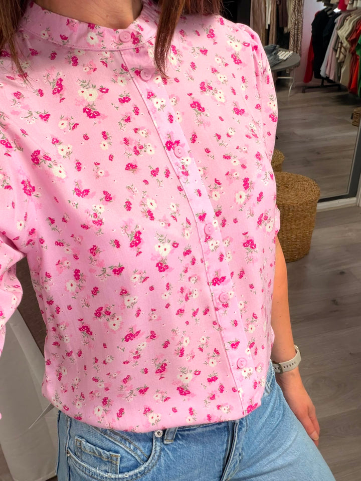 Vera Shirt - Pink Flower