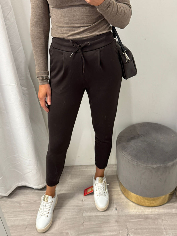 Kate Cropped Pants - Chocolate Torte
