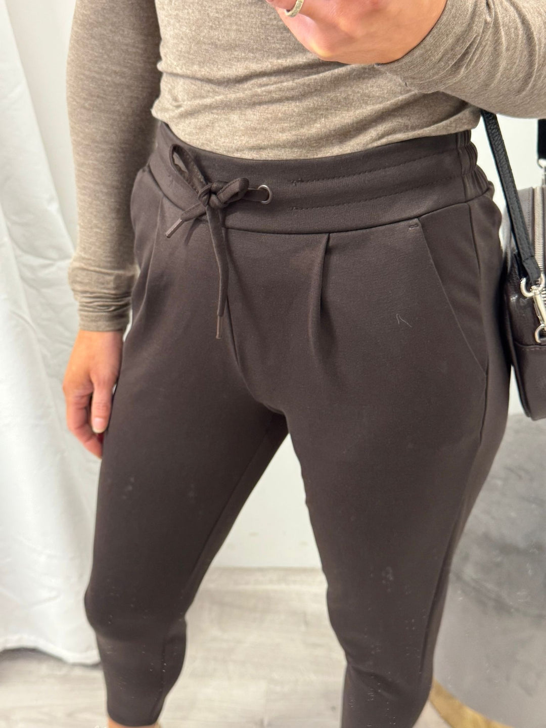 Kate Cropped Pants - Chocolate Torte