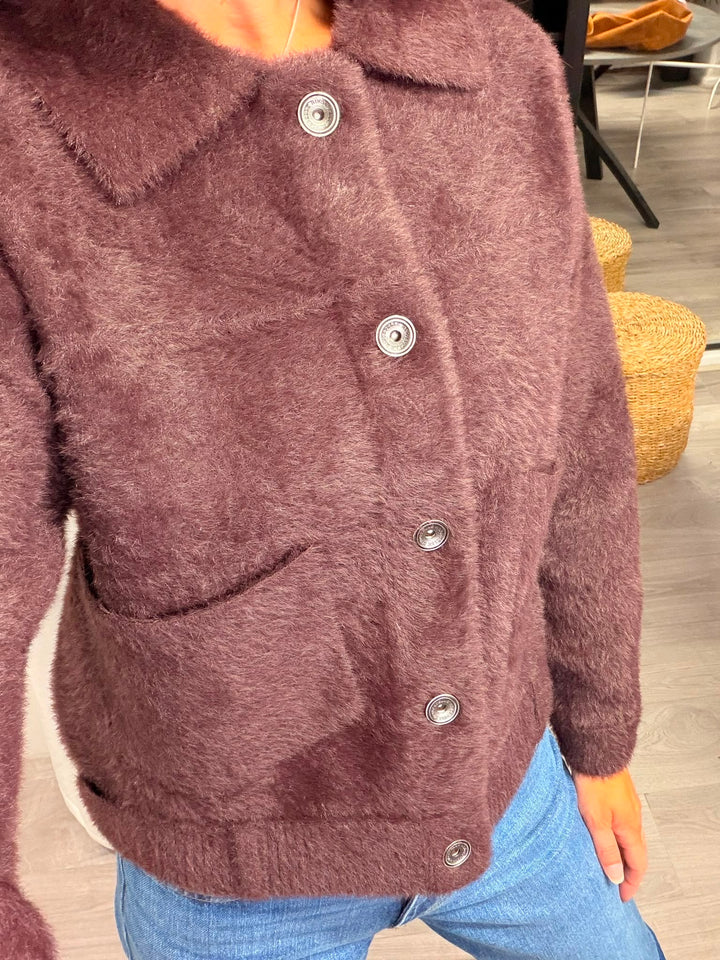 Bubbly Jacket - Fudge Cloak