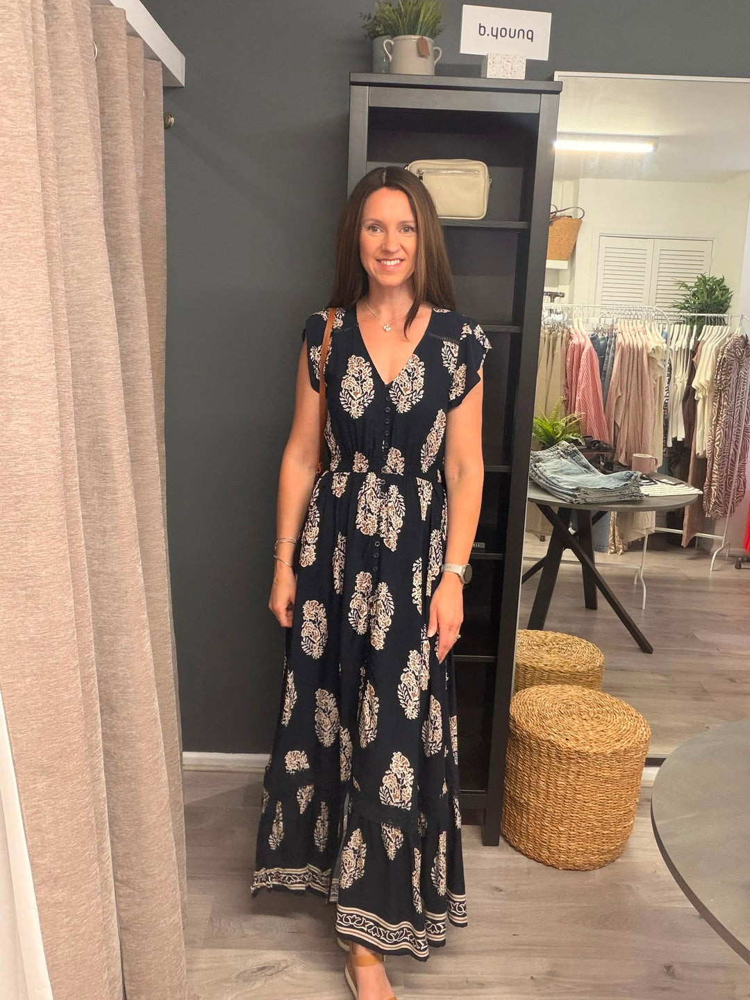 Ciara Midaxi Dress - Midnight Cove