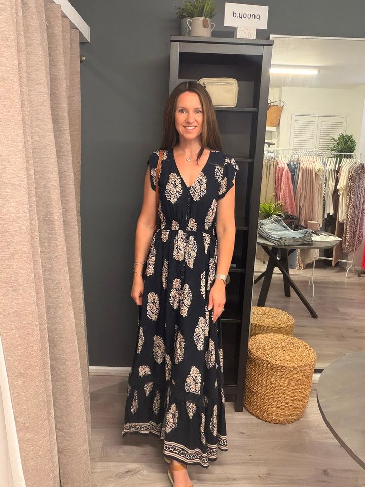 Ciara Midaxi Dress - Midnight Cove