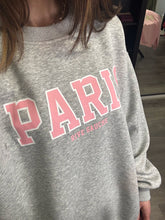 Load image into Gallery viewer, &#39;Paris&#39; Sweatshirt - Grey/Pink
