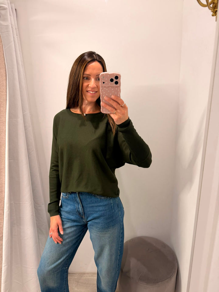Morla Batwing Jumper - Rosin