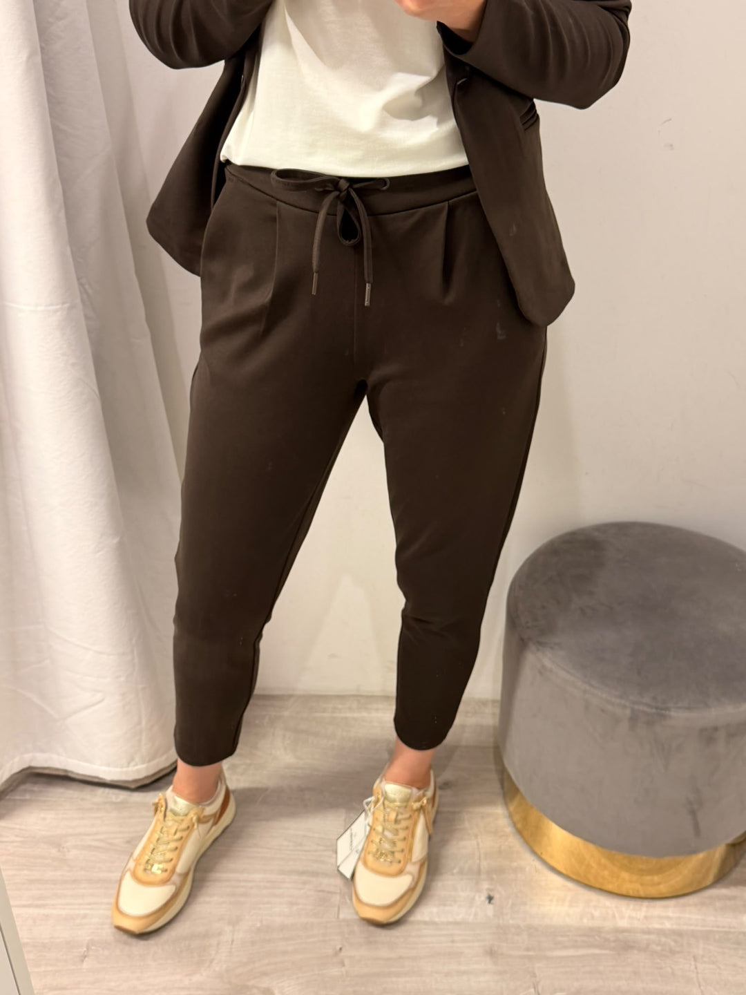 Kate Cropped Pants - Chocolate Torte