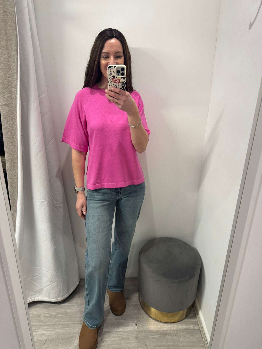 Morla T-shirt - Phlox Pink