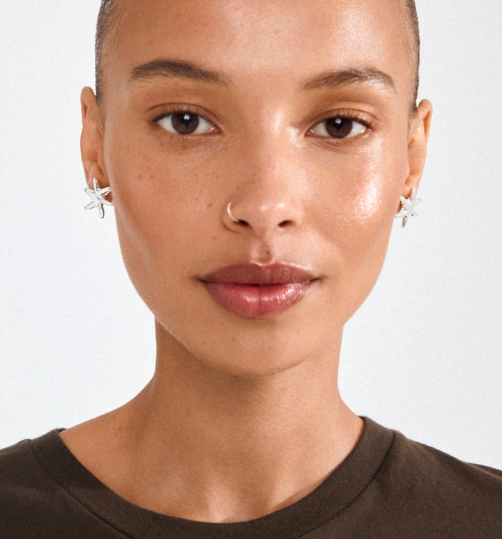 Prism Earrings - Silver Plated