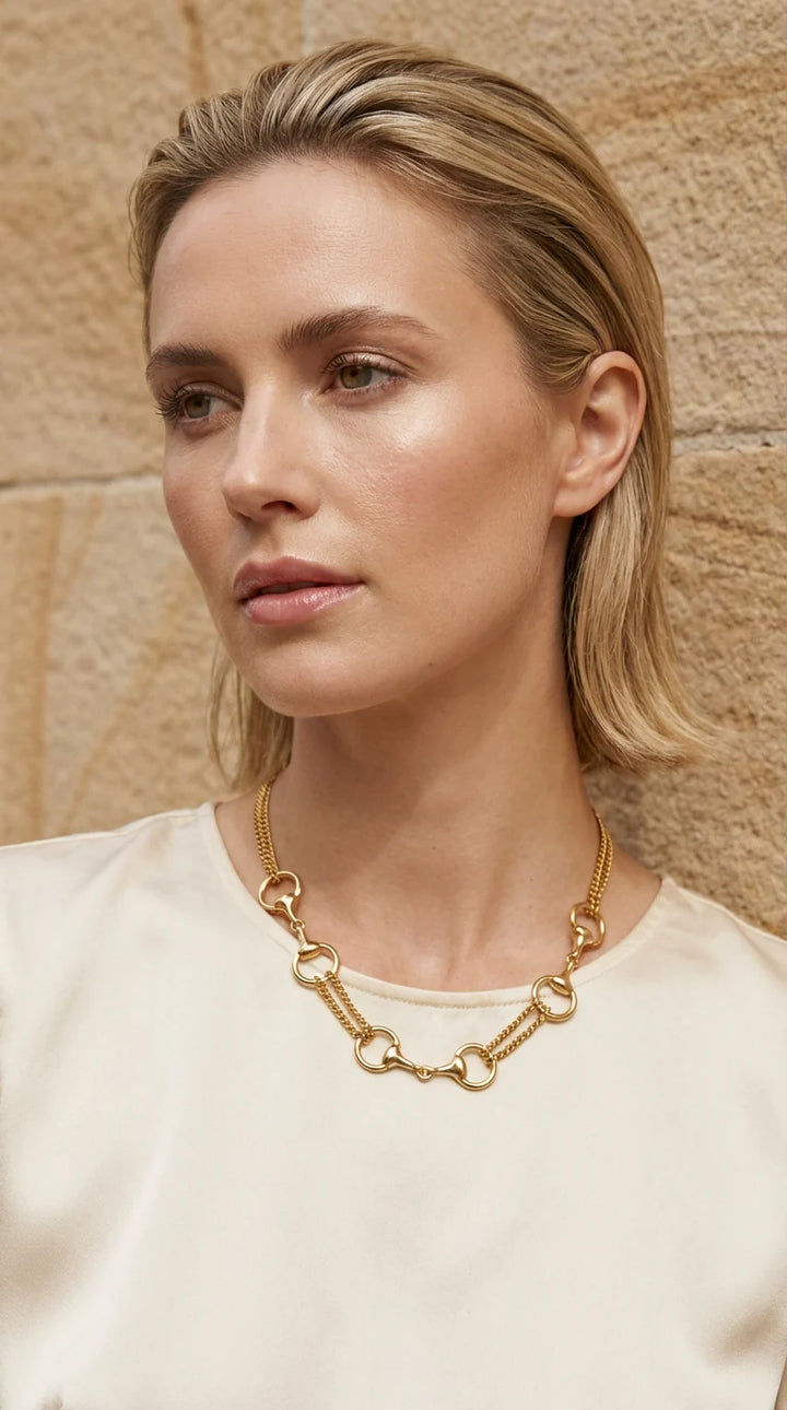 Short Gold Chain Necklace